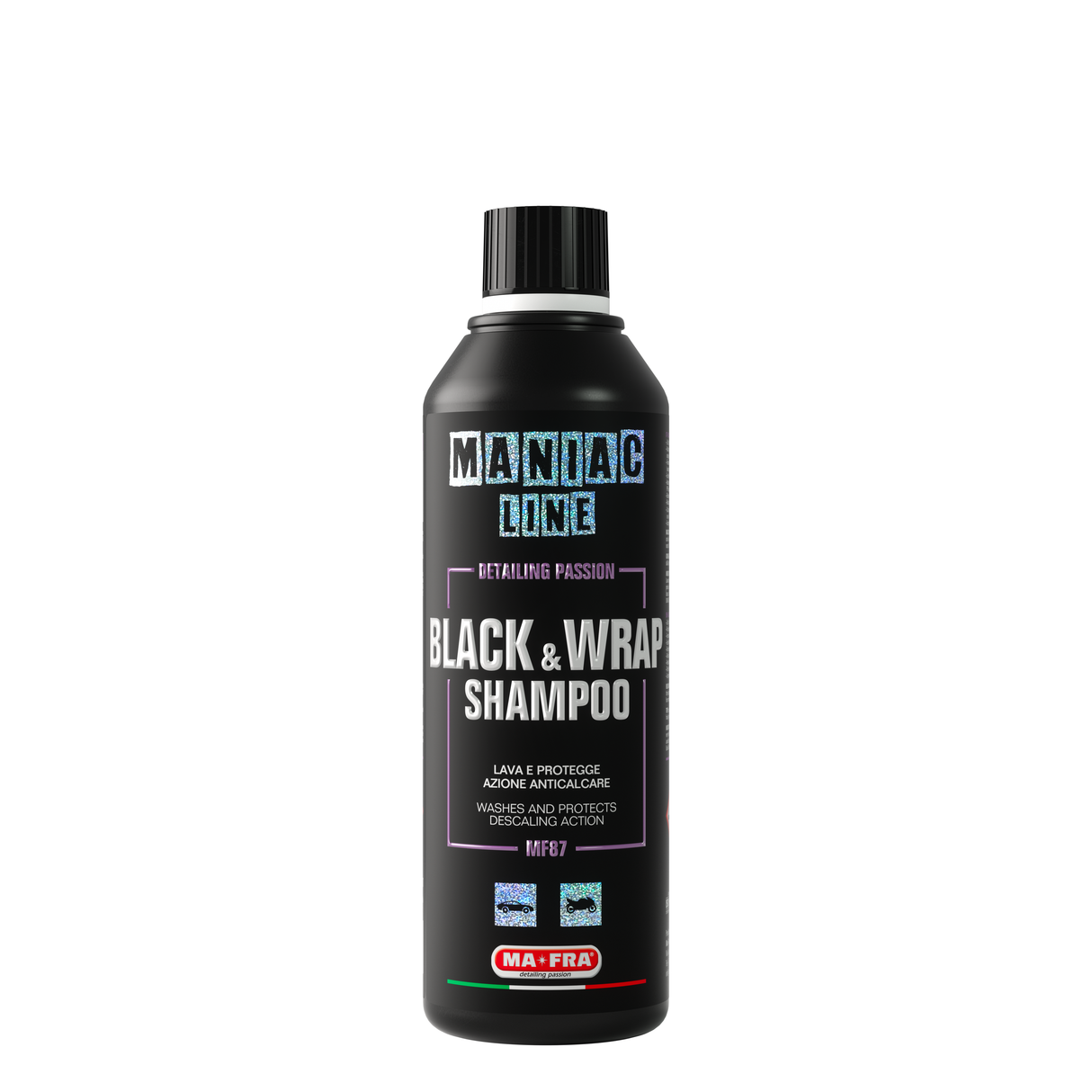 Maniac, Black & Wrap Shampoo 0,5L